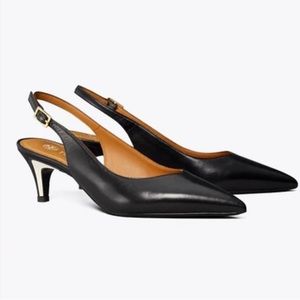 Tory Burch Black Slingback Pump
Size 8